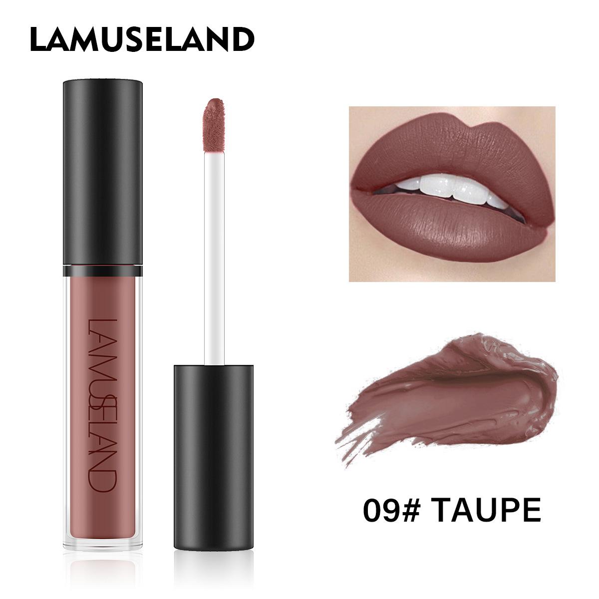 

LAMUSELAND 12 цветов водостойкий стойкий блеск для губ матовая жидкая помада 4 г
