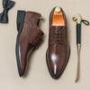 Men's Dress Shoes Party Formal Oxford Leather Shoes Men Classic Casual Business Leather Shoes Man Wedding Social Leather Shoes