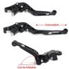 Extendable and Foldable Aluminum Alloy Modified Brake Clutch Lever 6 Levels Adjustment for Suzuki