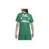 Nike T Shirts Men's Green Crew Neck Moderate Straight Fit FV3773-365