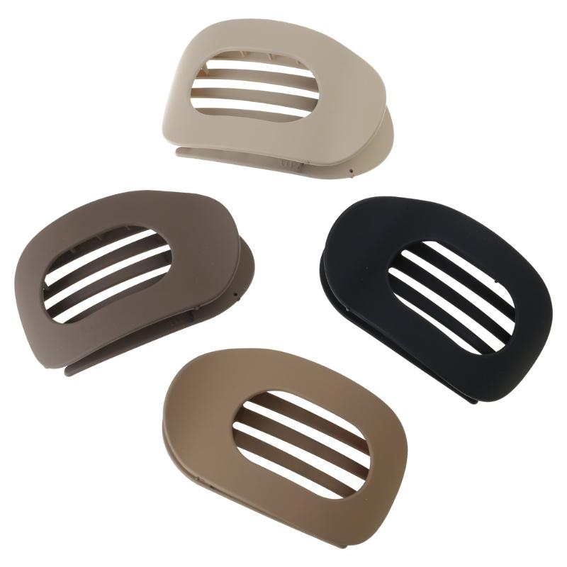 

Hair Claw Clip Flat Clip Theme Hair Claw Clamp Elegant Wide Hair Holder Barrettes Strong Hold Hairpin for Girls 1