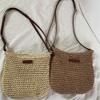 Multifunctional Women's Straw Crossbody Bag for Vacation and Beach.