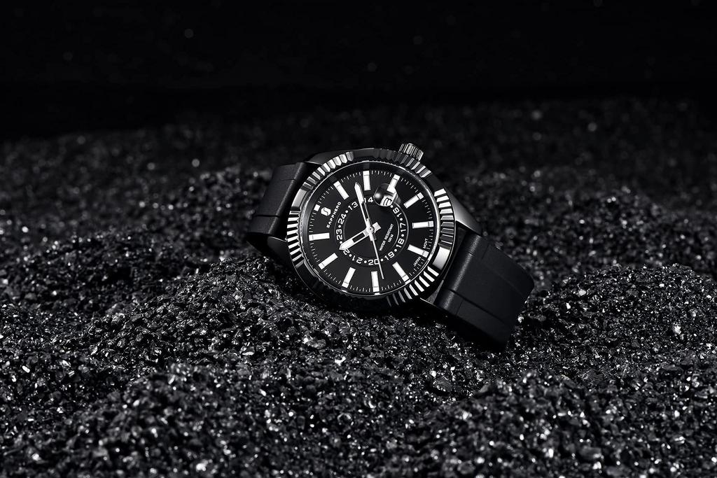 Watch 10 ATM Water Resistant Japanese Movement Analog Watch Simple Gift Business Date Display Quartz Stylish Popular Ranking Study Lightweight Black