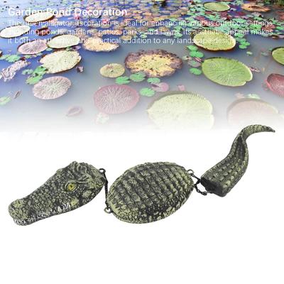 Sculpture Multifunctional Floating  Decoy Plastic 3 Segment Fade Proof for Garden Pool