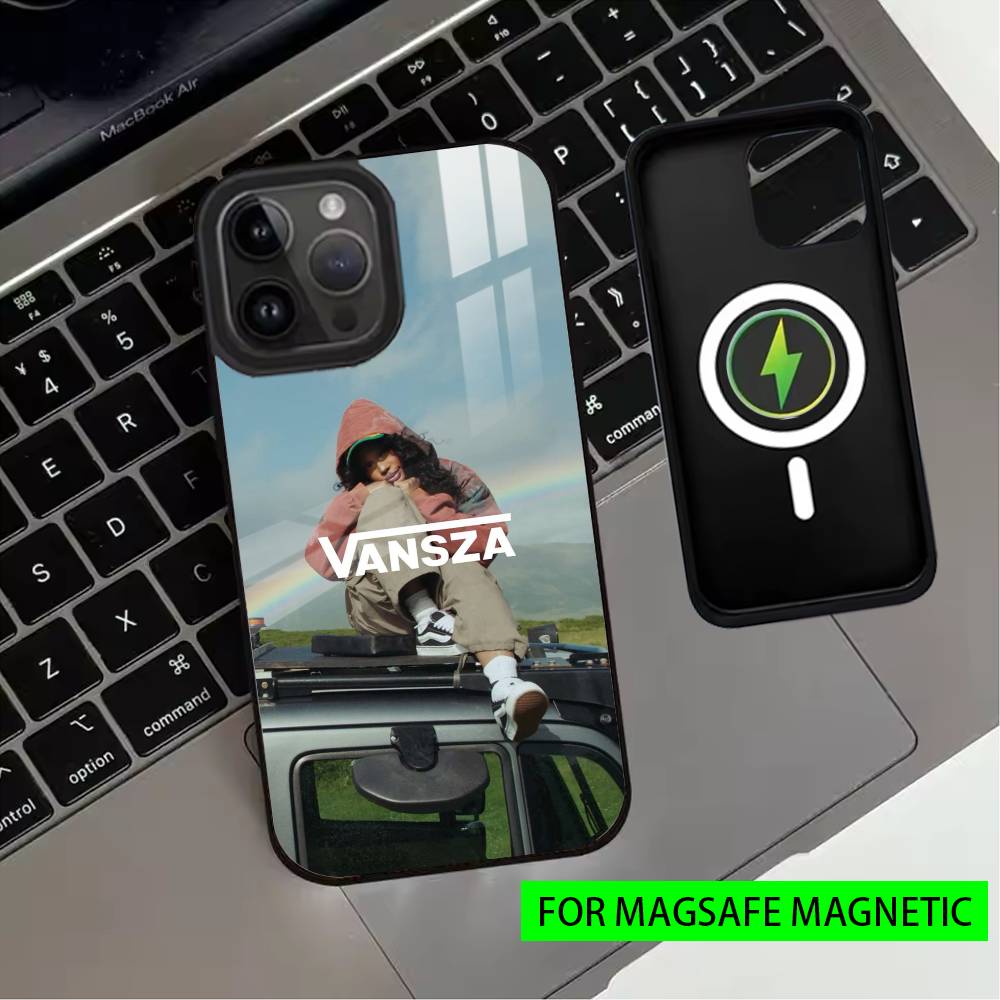 Cool Singer S-SZA-SZA-S Phone Case For iPhone17,16,15,14,13,12,11 Plus,Pro Magnetic For Magsafe Wireless Charging