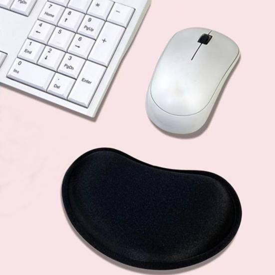 Rubber Memory Foam Wrist Rest Mouse Pad Extra Thick Non-Slip Base Wear Resistant Ergonomic Keyboard Mouse Wrist Support Pad