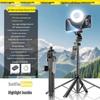 Bright Spot Extendable Selfie Stick & AI Tracking Phone Gimbal