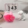 3D Dog Molds Epoxy Resin Molds Castings Molds Lovely Animal Silicone Molds Ornament Plasters Molds for Craft Making