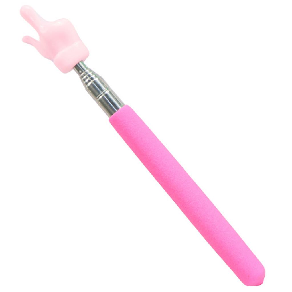 Telescopic Stainless Steel Teaching Pointer, Retractable Reading Guide & Presentation Wand for Teachers, Parents and Kids for Office and Classroom