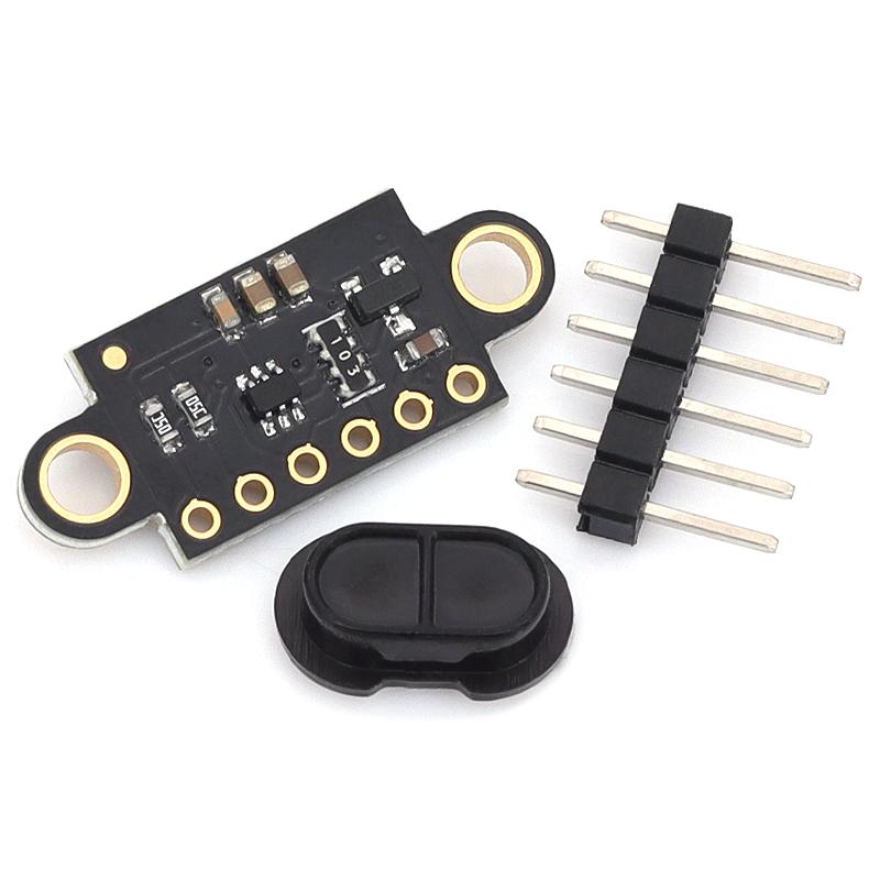 1-10pcs VL53L1X Laser Ranging Flight Time Sensor Module 3V-5V Distance 400cm Measurement Extension Board Module For Arduino