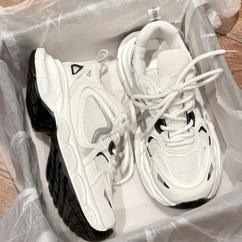 Campus Style Zhao Ruth Daddy Shoes Summer Mesh Lightweight Casual Running Sneakers 35 белый