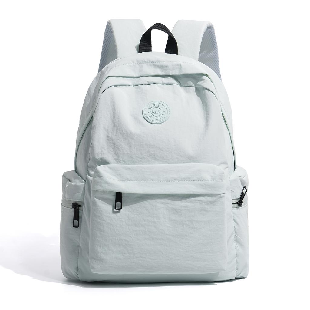 Schoolbag Light-colored Versatile Backpack Lightweight and Wear-resistant Class Student Schoolbag Daily Travel Large-capacity Computer Bag