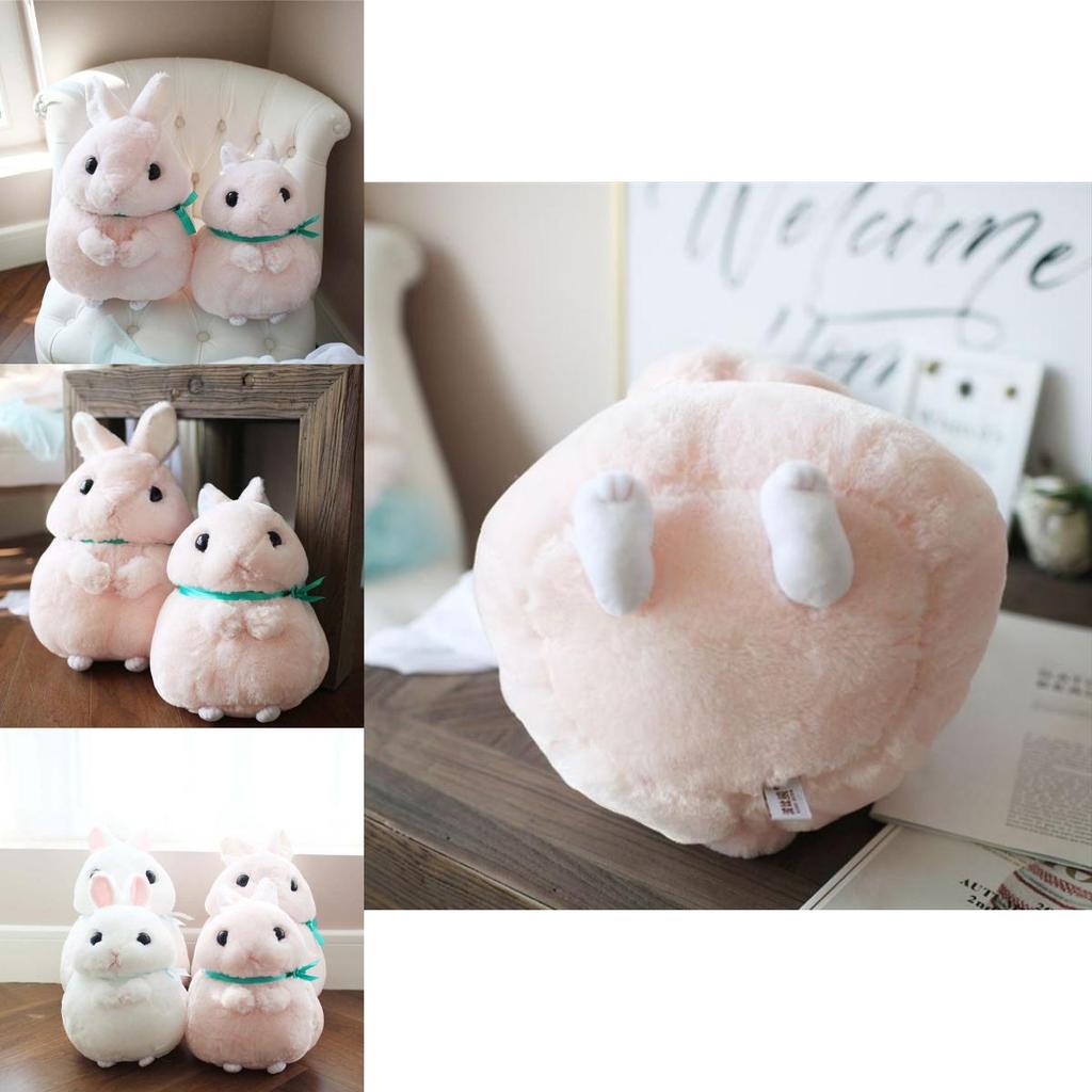Adorable Cute Kids Baby Plush Soft Bunny Pink White Rabbit Doll Toy Gift For All Ages