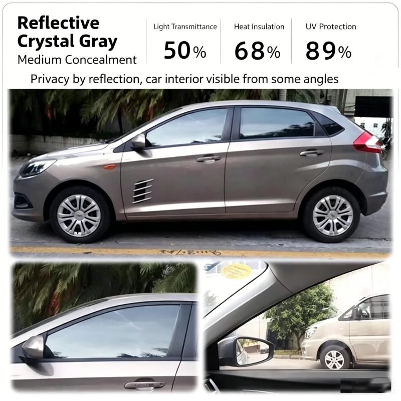 Pellicola Oscurante Termica per Auto – Protezione UV, Privacy, Antischeggiatura, Tinta Solare per Vetri Anteriori e Laterali
