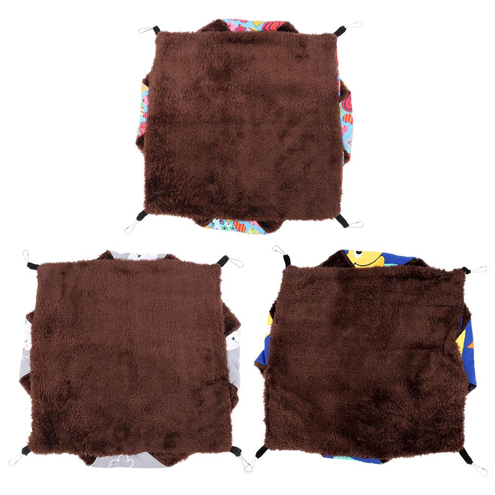 Small Pet Hammock Small Skin-friendly  + Velvet Unique Soft Hamster Hanging Hammock Warm for Hamster Guinea Pigs
