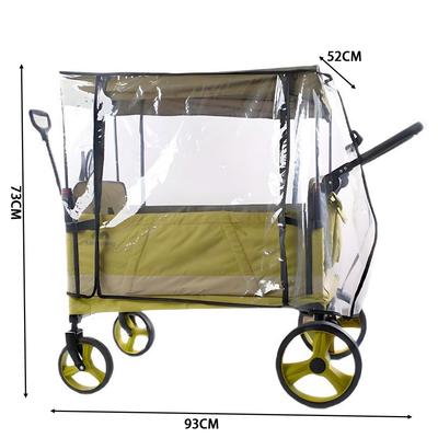 2026 NEW 1PC Camping Trolley Rain Cover PVC Garden Picnic Wagon Stroller Cart Waterproof Cover Camping Equipment
