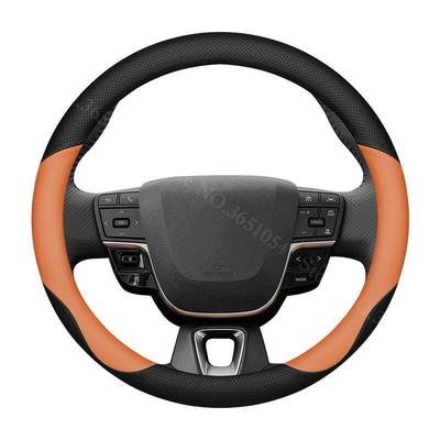 Funda de Volante de Cuero Cómoda para Coche Cubiertas Ultra Finas Antideslizantes para Manillar de Coche para Toyota RAV4 RAV-4 2019-2026