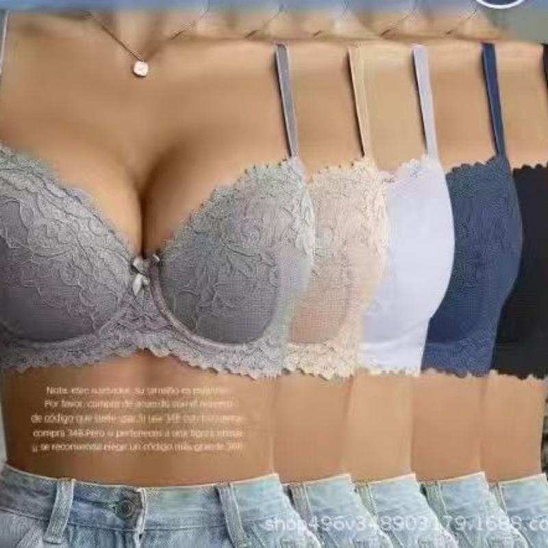 Plus Size Underwire Push Up Lace Bra For Women