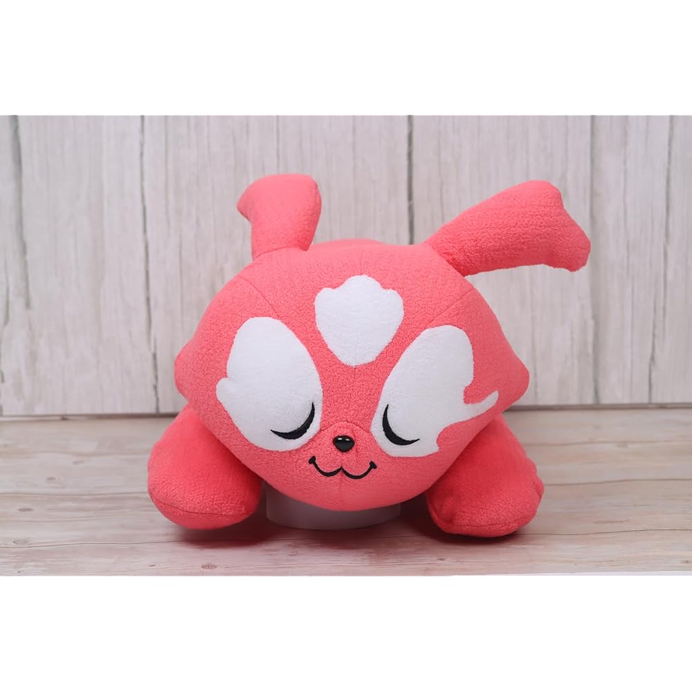 Yoshitoku Ohirune Javitt Plush Toy Pink Giants Official Licensed Product with Gift Bag and Ribbon