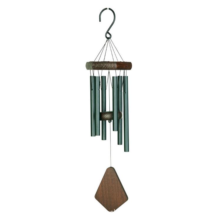 Large 18\" Bohemian Style Wind Chime 6 Tubes with 5 Colorful Christmas Outdoor Bell Decorations