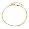 Fashion Stainless Steel Link Chain Anklet Gold Color Bracelet For Women Barefoot Beach Leg Chain Summer Jewelry Gift 23.5cm Long