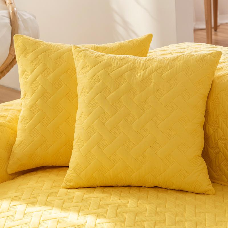 Modern Simple and Light Luxury Sofa Cushion Four Seasons Universal Non-Slip Sofa Cover Modern High-End Cushion Cover Cloth