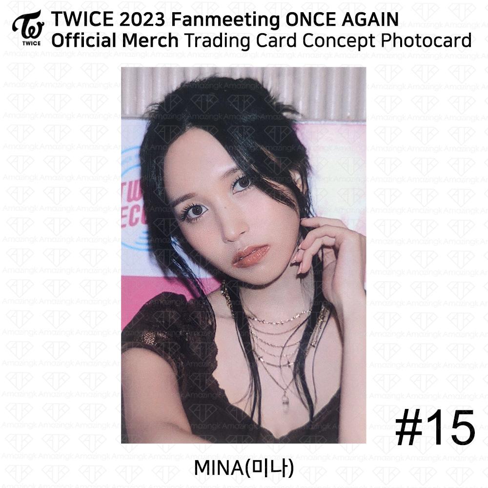 Twice 8. Jahrestag ONCE AGAIN Fanmeeting Pop-up MD Sammelkarte Fotokarte