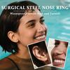 316L Surgical Stainless Steel Nose Hoops Hinged Clicker Septum Rings for Nose Cartilage Body Piercing Jewelry