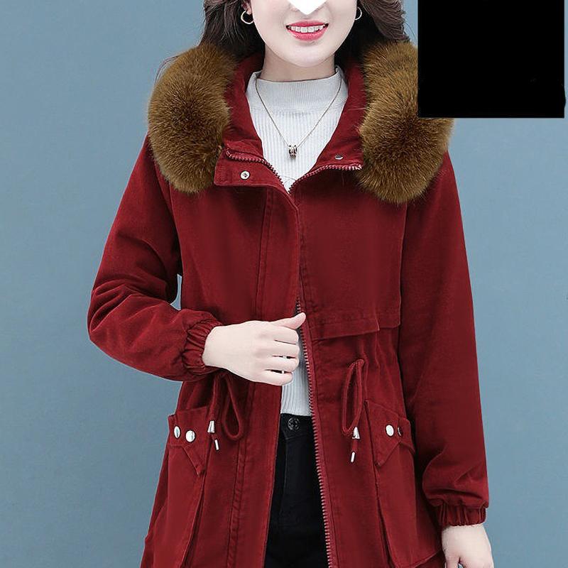 Padded Jacket Women's Short Winter Velvet Lamb Velvet Thickened Jackets