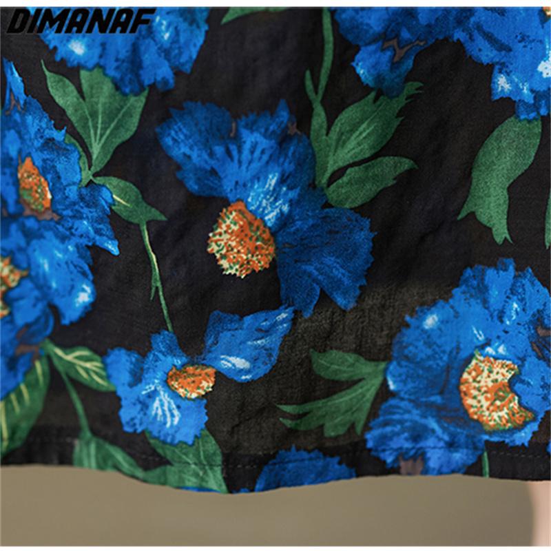 DIMANAF Plus Size Women 2023 Dress New Summer Style Loose Dress Basic Floral Dresses New Yellow