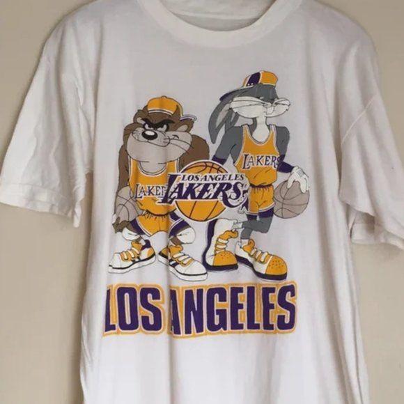Vintage NBA Los Angeles Lakers Looney Tunes Unisex Shirt Men Women KH14717 S