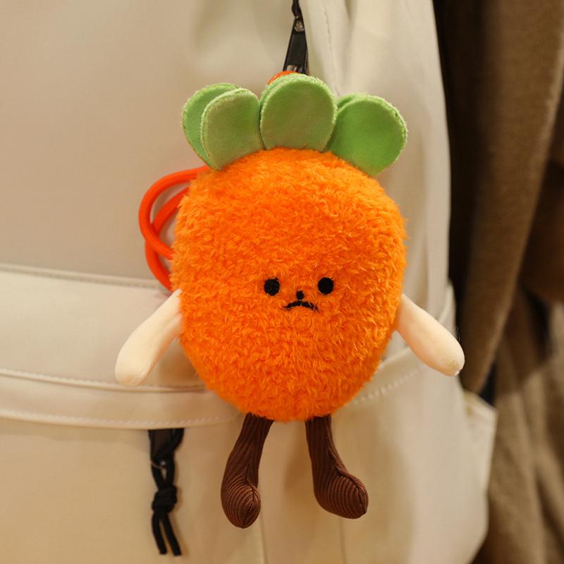 16/60CM Kawaii Cartoon Simulation Anime Eggplant Potato Carrot Vegetable Plush Toy Pillow Children's Vegetable Pendant Puppet