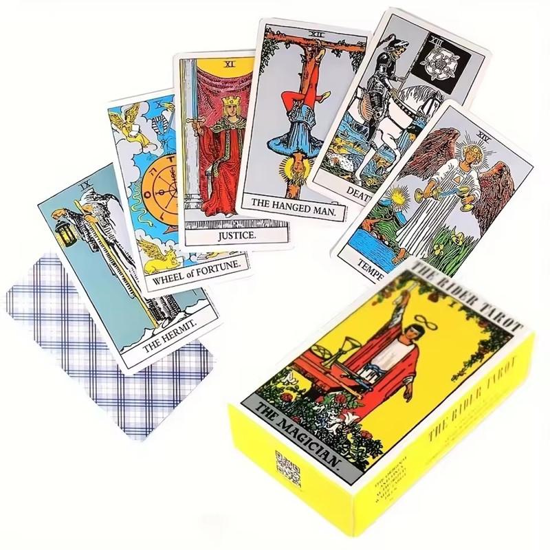 The Rider Tarot Deck Cards 78pcs Oracle Deck for Beginners, Classic Tarots with PDF-guidebook