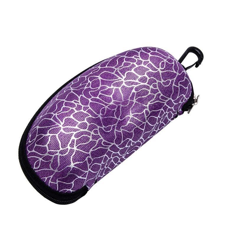 2Pcs Multicolor Zipper Oxford Cloth Glasses Case Portable Sunglasses Reading Glasses Storage Box