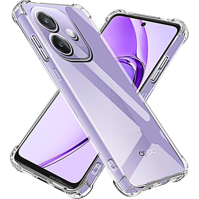 Clear Phone Case for Oppo A60 A80 5G A3 A40 4G A3 Pro TPU Transparent Protective Camera Lens Case Shockproof Back Full Covers For oppo A3 4G