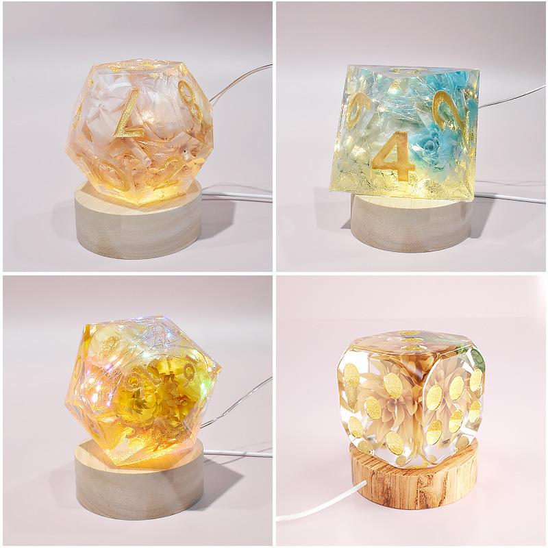 Poppy DIY Silicone Mold for Large Dice, Epoxy Resin, Candle, Soap, Incense, Plaster, and Ornament Display