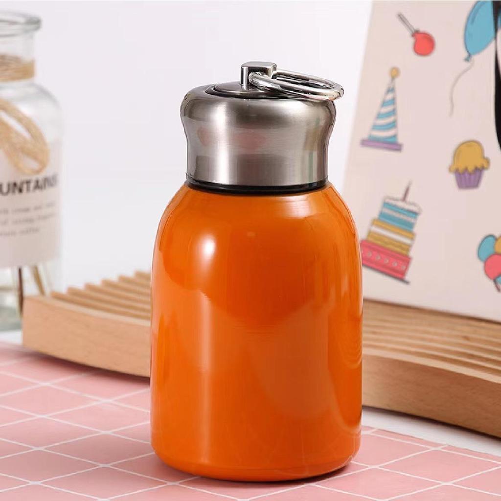 Chic Mini Stainless Steel Travel Thermos - Portable & Cute Water Cup for Outdoor Use