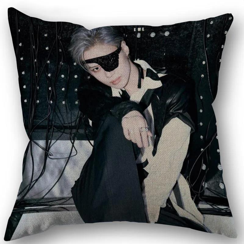 Taemin Kpop Star Pillowcase High Quality Home Textile Cotton Linen Fabric 45x45cm One Side Decoration Pillow Cover New 0519
