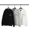 2026 FOG ESSENTIALS Flocked Letter Hoodie Unisex Casual Thick Cotton Sweatshirt