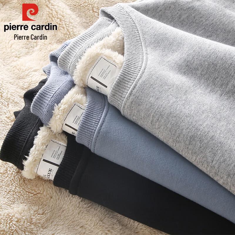 

Pierre Cardin Men s Heavyweight Fleece-lined Round Neck Sweatshirt L