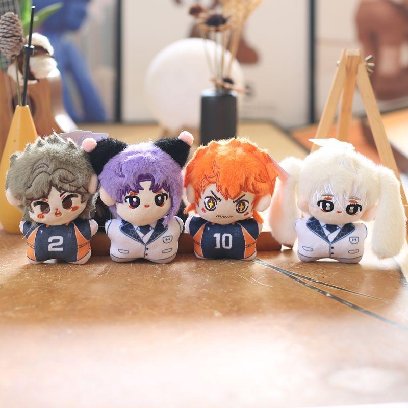 Blue Animation Lock Plush Keychain Bag Charm Super Soft Pp Cotton Collectors