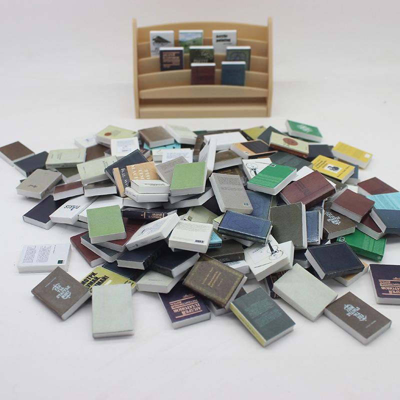 20 buc 1:12 Cărți în miniatură pentru casă de păpuși, carte de benzi desenate, cărți mici, mini model pentru copii, jucării de prefă, accesorii pentru casă de păpuși