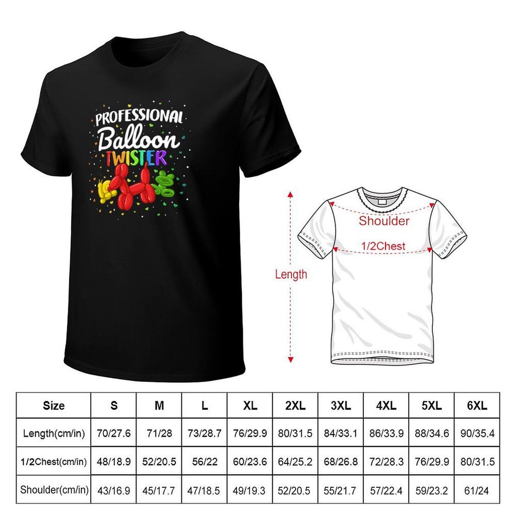 Professional Balloon Animal Twister Artist Twisting Dog Kids Gift TShirt Tees Affliction Shirts Mens Clothes