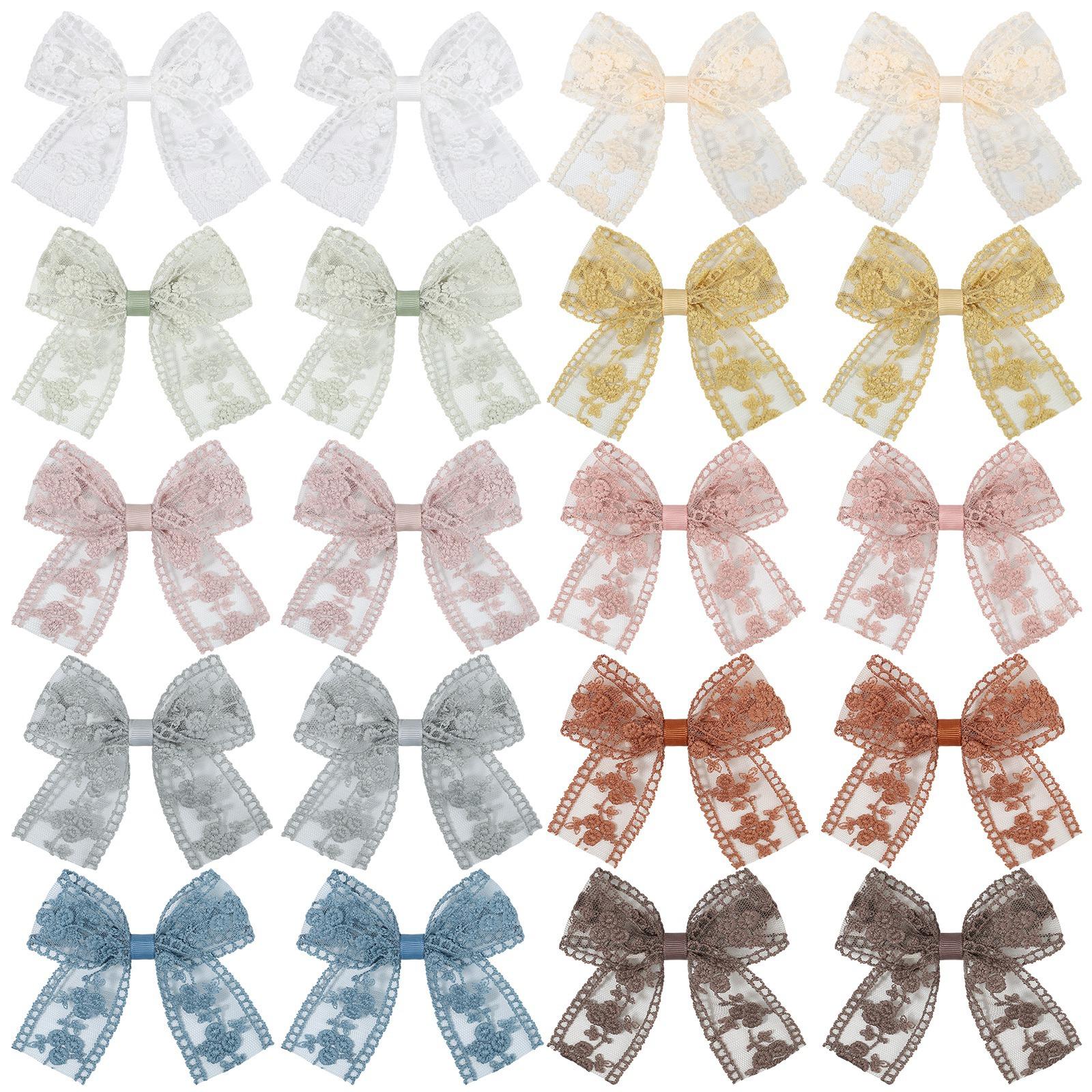 

40 Pieces 2.0 Inch Baby Girl Hair Bows with Clips Accessories for Teens Baby Girls Babies Toddlers