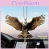 Vintage Acrylic Eagle Cross Car Hanging Ornament Perfect For Stylish Interior Decor