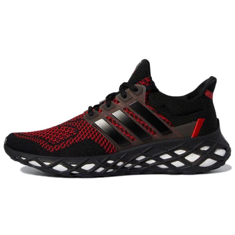 Adidas UltraBoost Web DNA Black Vivid Red Unisex Sneakers Core-Black GY8091