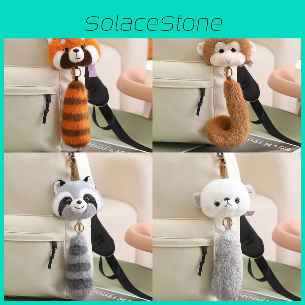 Cute Shaking Head Animal Coin Purse With Plush Keyring For Girls And Boys