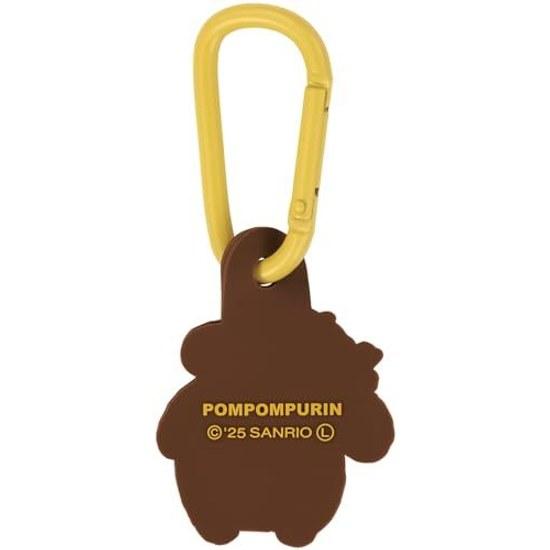 Skater Carabiner Rubber Mascot Sanrio Pompompurin Sunburn ZELK1-A