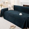 Shu cotton lint solid color whole bedding sofa towel universal in all seasons, non-slip and anti-cat scratch sofa cover, seat cushion