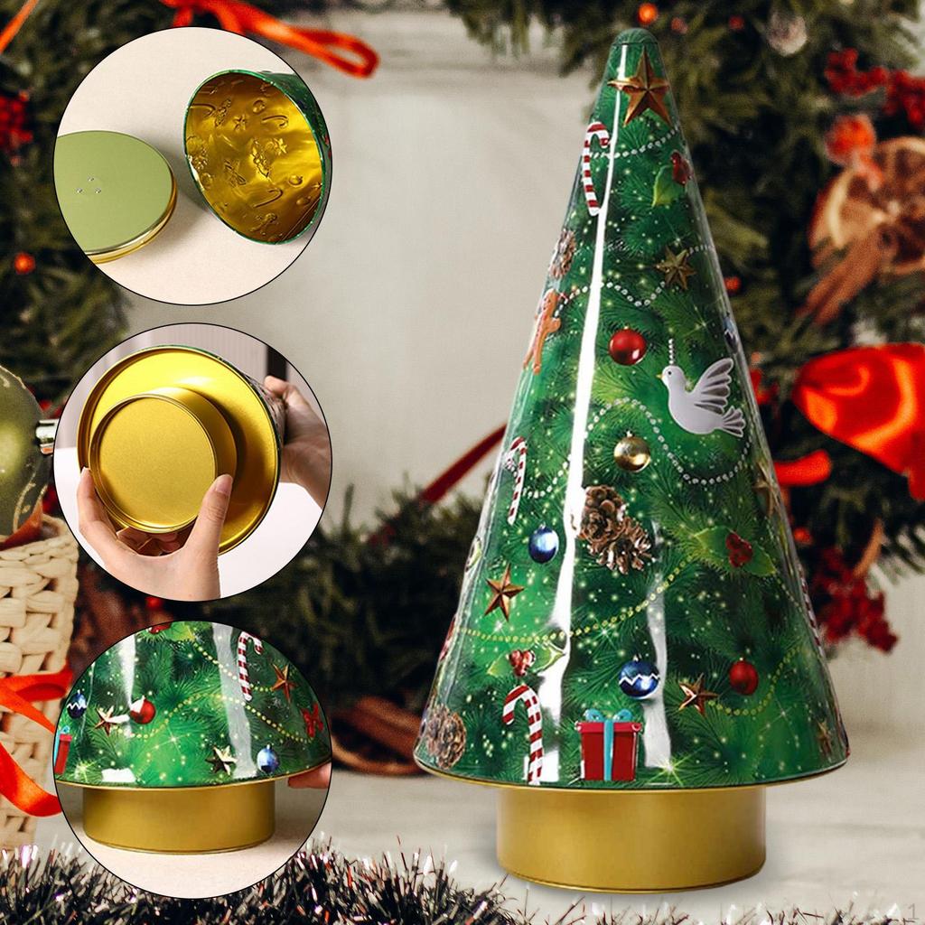 Kerst Muziekdoos Opbergruimte Snoep Organiser Decoratief Ornament met